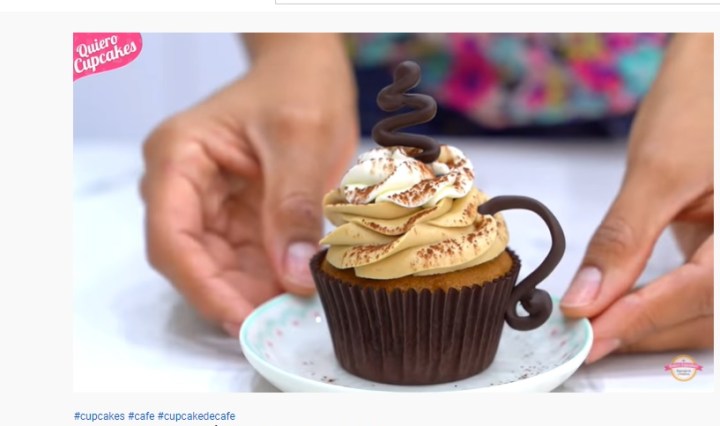 Cupcakes de Café google youtube