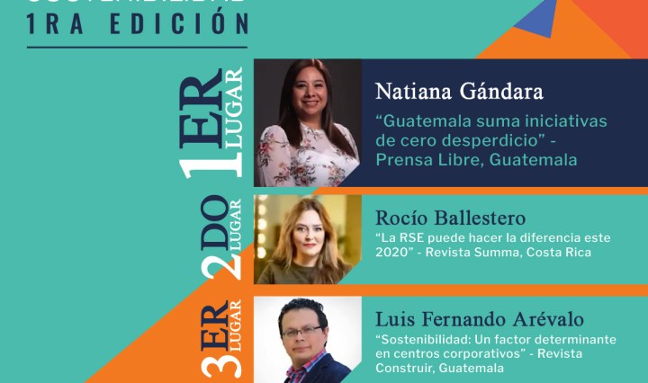 Premio Regional de Periodismo en Sostenibilidad progreso