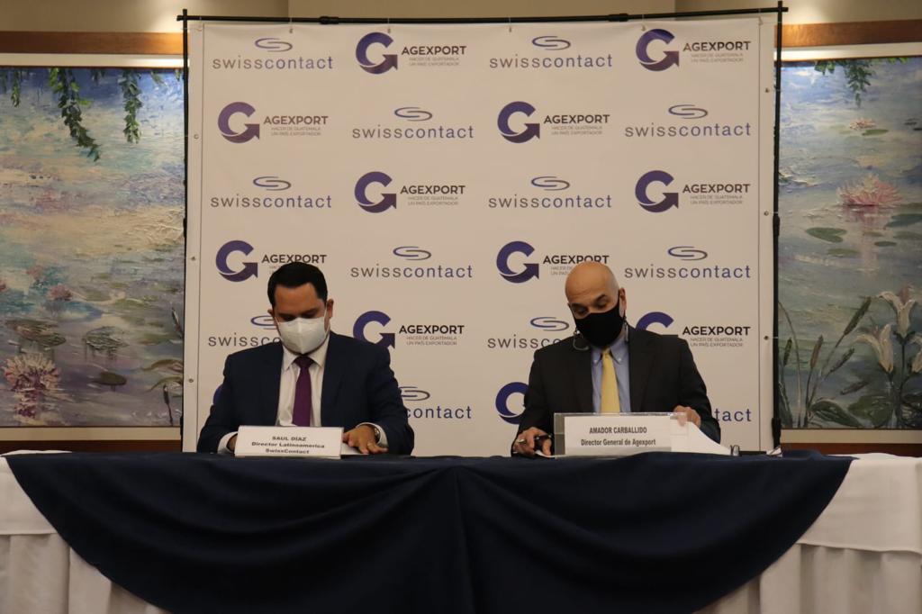 Firma Consultoría alianza Swisscontact y AGEXPORT