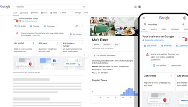 google perfil del negoico