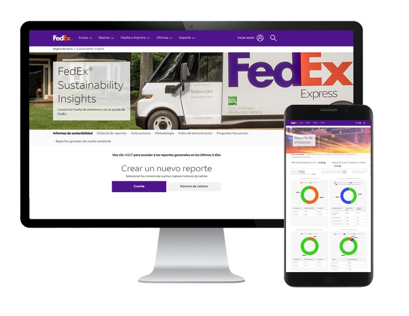 Clientes de FedEx podrán autogestionar informes de emisiones por envíos mediante herramienta FedEx® Sustainability Insights