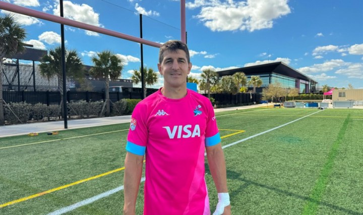 Tomas Cubelli jugador de la selección nacional de Argentina de Rugby del equipo Los Pumas VISA