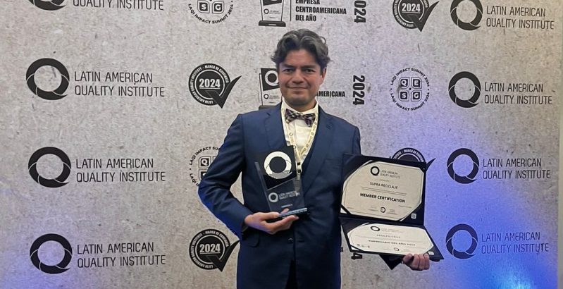 SUPRA RECICLAJE GALARDONADA CON EL PREMIO EMPRESA CENTROAMERICANA DEL AÑO 2024