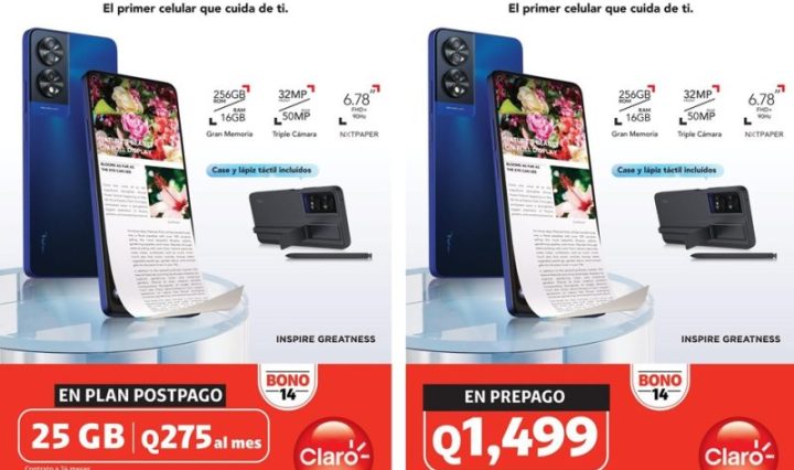 Del 1 al 31 de julio, en Tiendas Claro encontrarás los smartphones TCL 40SE y TCL 40NXTPAPER con descuentos exclusivos.