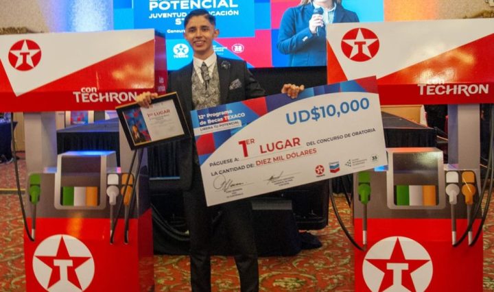 Ganador del primer lugar del 12° Programa de Becas Texaco
