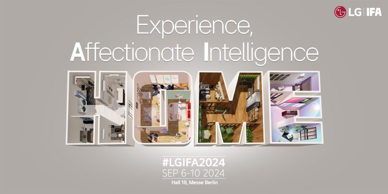 La presencia de LG en IFA, bajo el lema "El hogar, experiencia, inteligencia afectiva", destacará la visión de la empresa sobre la "Inteligencia Artificial doméstica" y los electrodomésticos con Inteligencia Artificial