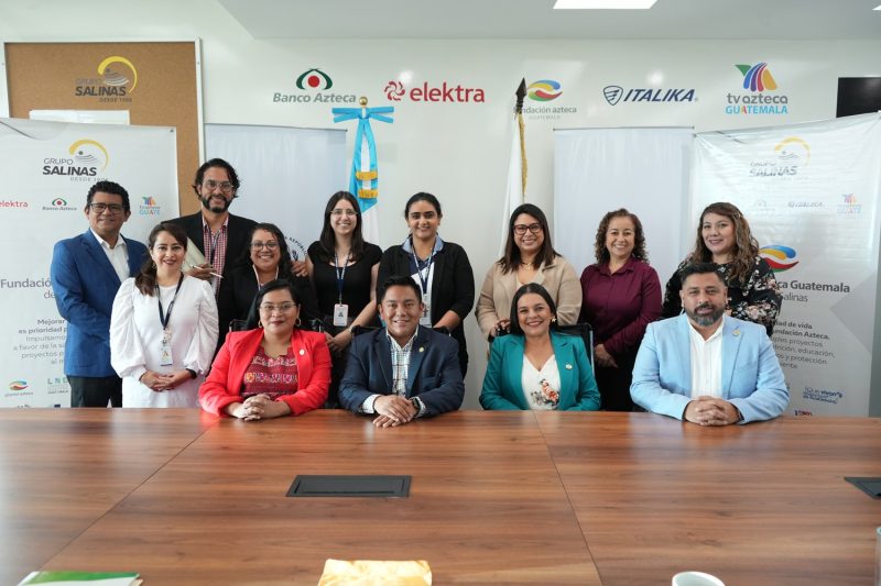 Fundación Azteca Guatemala firma convenio de cooperación con el Consejo Nacional de la Juventud basado en cuatro compromisos