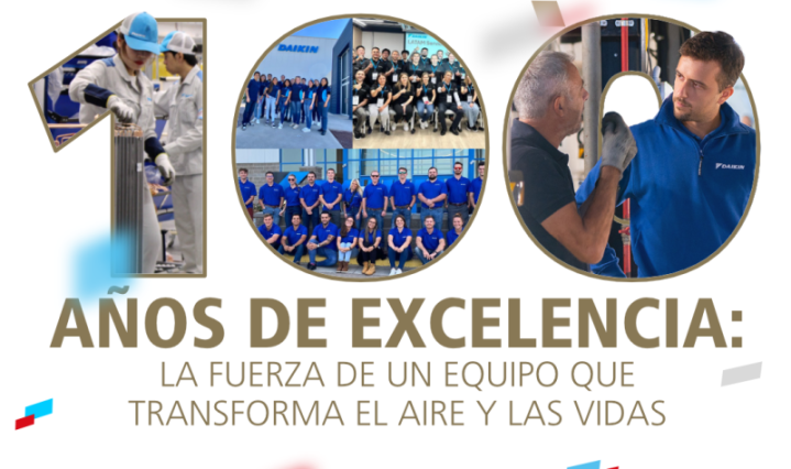 Un siglo de innovación marcado por tecnologías revolucionarias como VRV, refrigerante R32 e Inverter, reafirmando su compromiso con una sociedad descarbonizada