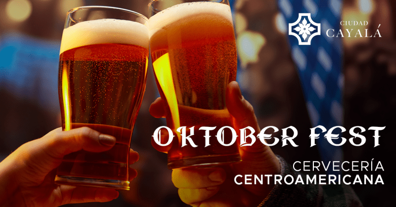 Ven a disfrutar de las mejores cervezas de Guatemala en el Oktober Fest de Ciudad Cayalá