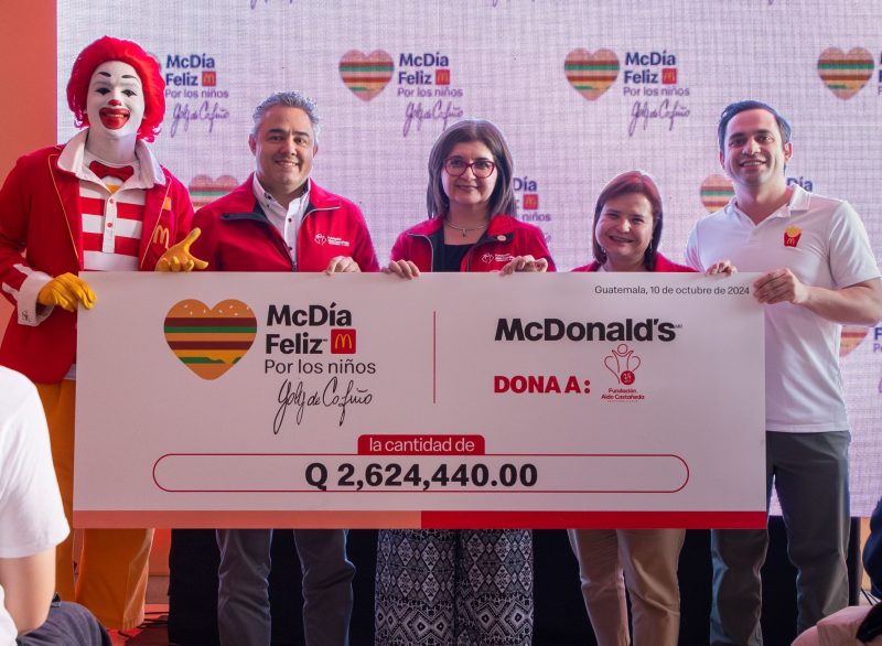 McDonald’s convierte 397,759 Big Mac en sonrisas gracias al McDía Feliz 2024