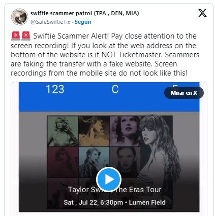 Estafas habituales relacionadas a Ticketmaster: cómo los estafadores se roban el show