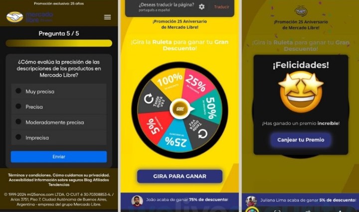 Engaño circula por correo electrónico y busca robar datos bancarios y personales con la excusa de una supuesta promoción especial por el aniversario de la reconocida plataforma de compras.