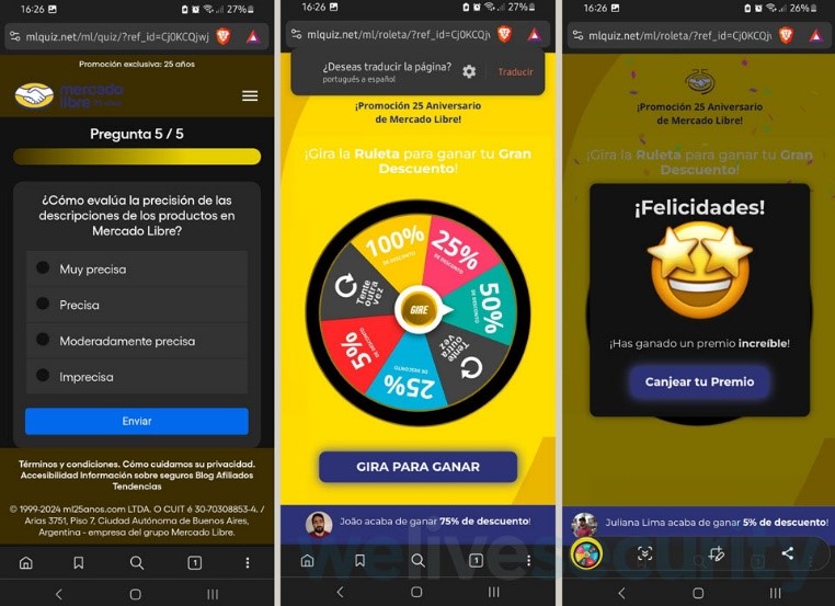 Engaño circula por correo electrónico y busca robar datos bancarios y personales con la excusa de una supuesta promoción especial por el aniversario de la reconocida plataforma de compras.