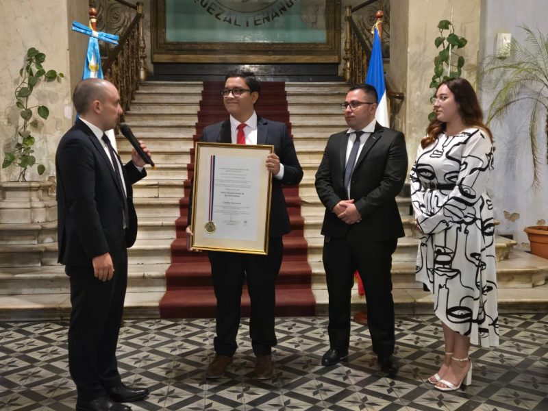 Señoriales Corporación de Servicio recibe la Condecoración Orden Departamento de Quetzaltenango por su contribución al desarrollo económico local