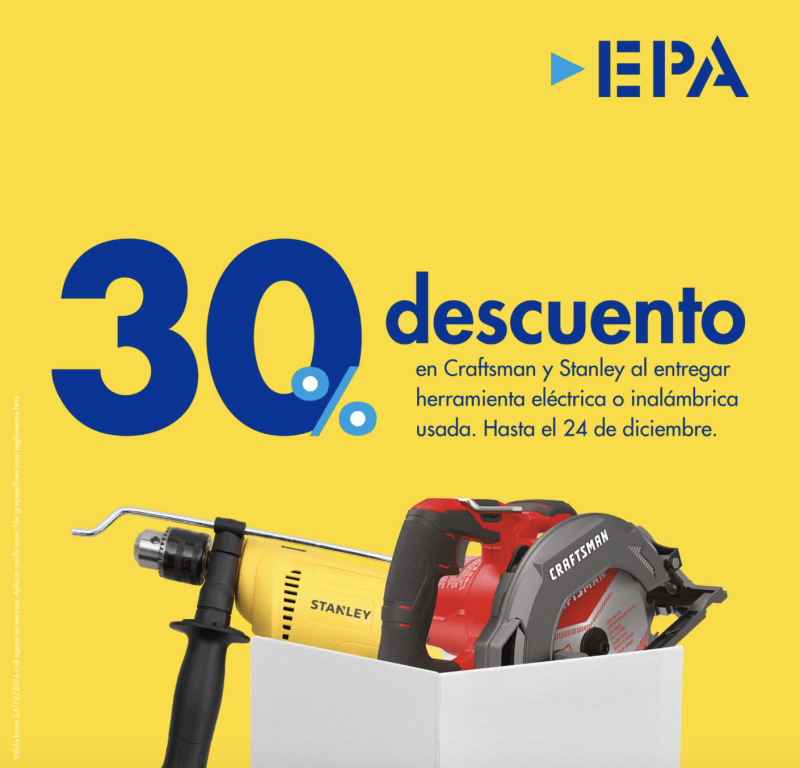 ¡Renueve sus herramientas y haga realidad sus proyectos con EPA!