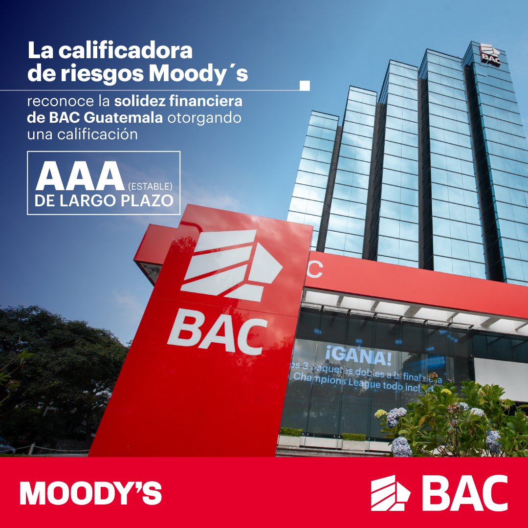 BAC recibe la máxima calificación de riesgo por parte de Moody’s – IBO