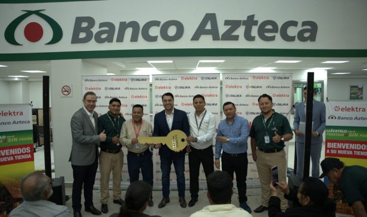 banco azteca elektra huehue