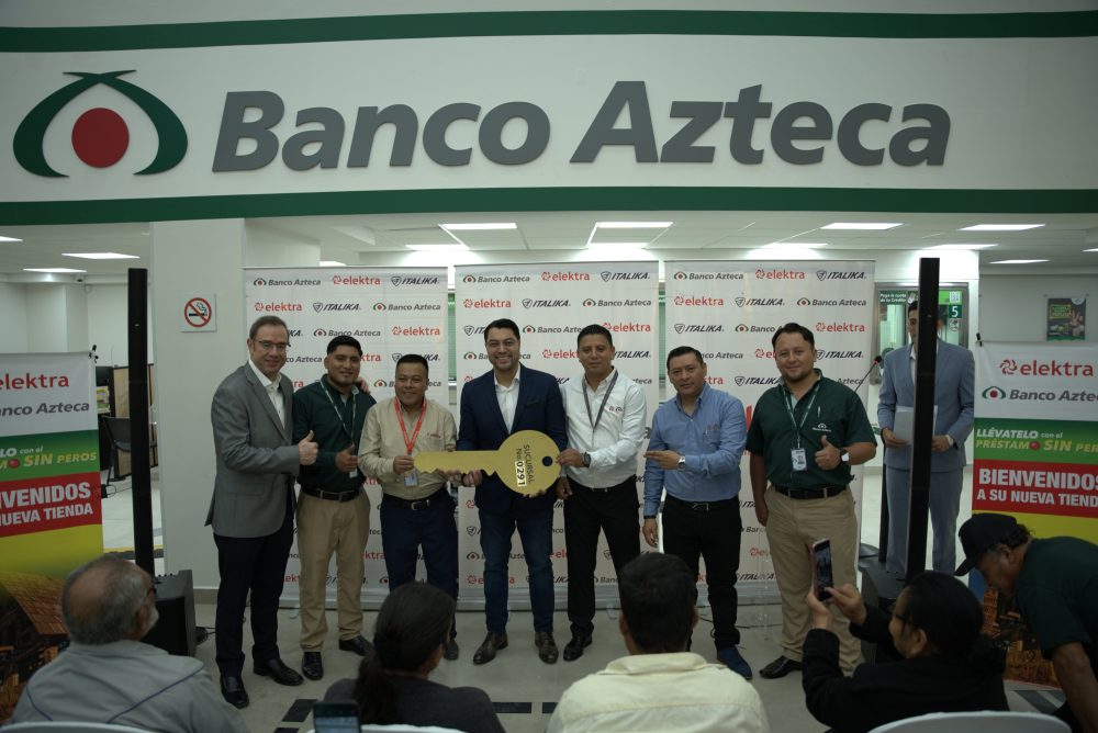banco azteca elektra huehue