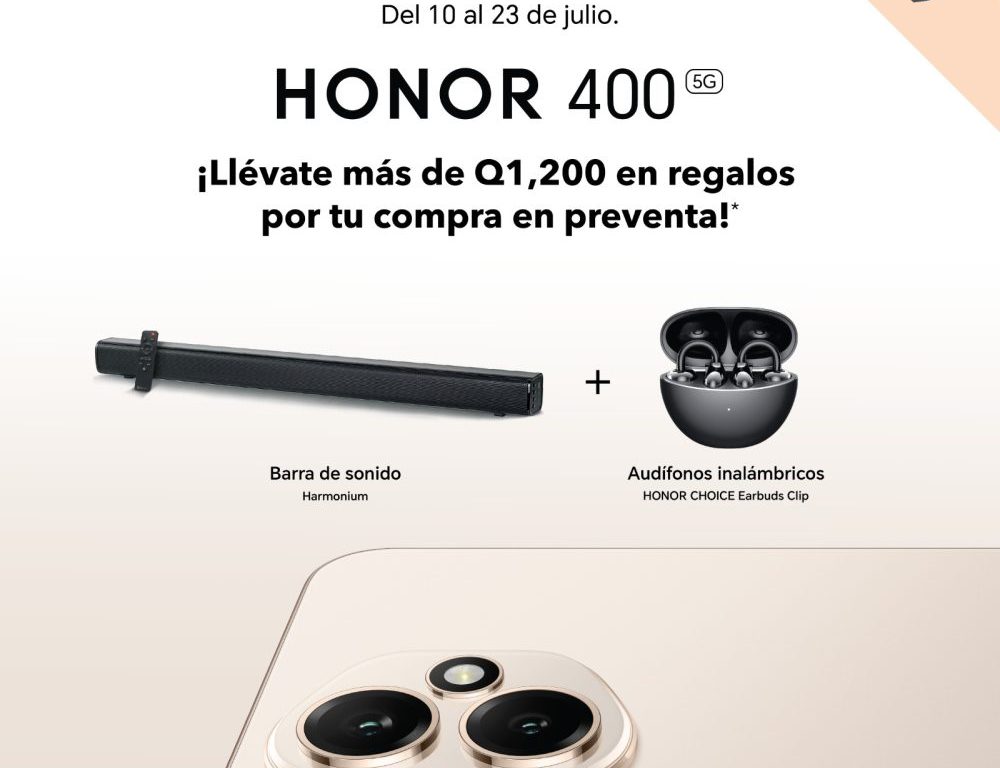 HONOR lanza en preventa HONOR 400 Series
