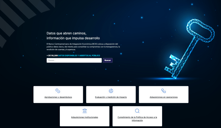 BCIE lanza su nueva plataforma de datos abiertos y presenta concurso para periodistas e investigadores