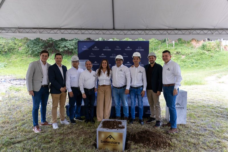 Benestare Residenciales inicia su construcción en zona 6 con la colocación de la primera piedra