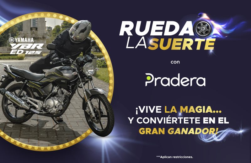 ¡ACELERA TU SUERTE CON PRADERA Y GANA UNA MOTO YAMAHA!