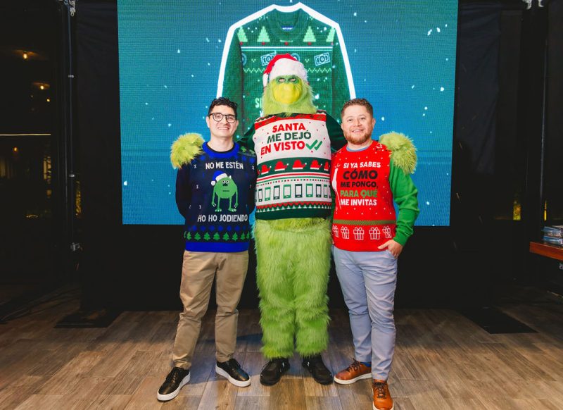 Uniformes de Guatemala presenta "Tu Navidad más calidá" con la línea de Ugly Sweaters chapines