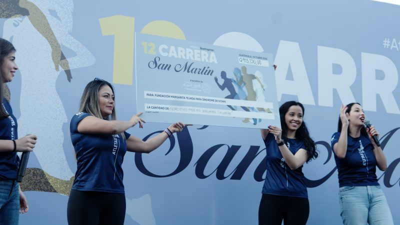 Guatemaltecos corren con propósito en la 12ª Carrera San Martín a beneficio de la Fundación Margarita Tejada