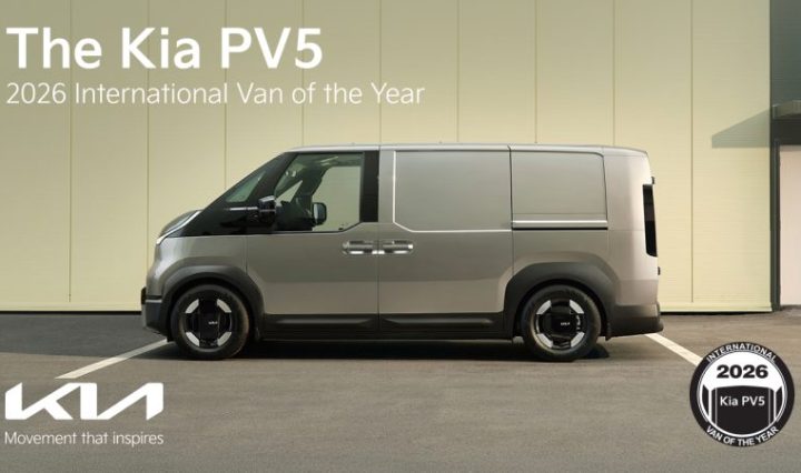 El PV5 de Kia gana el premio a 'Van Internacional del Año 2026'