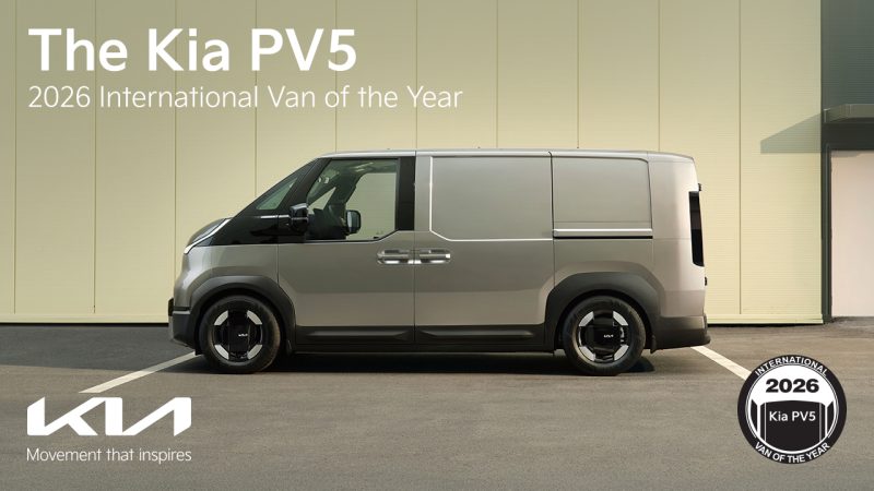 El PV5 de Kia gana el premio a 'Van Internacional del Año 2026'