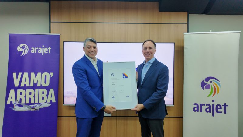 Arajet logra certificación como aerolínea miembro de IATA