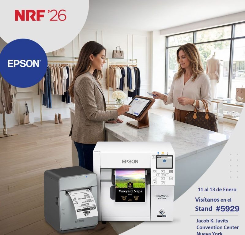 Epson en la exposición NRF 2026: Retail’s Big Show, presentando tecnología que impulsa el crecimiento de los negocios