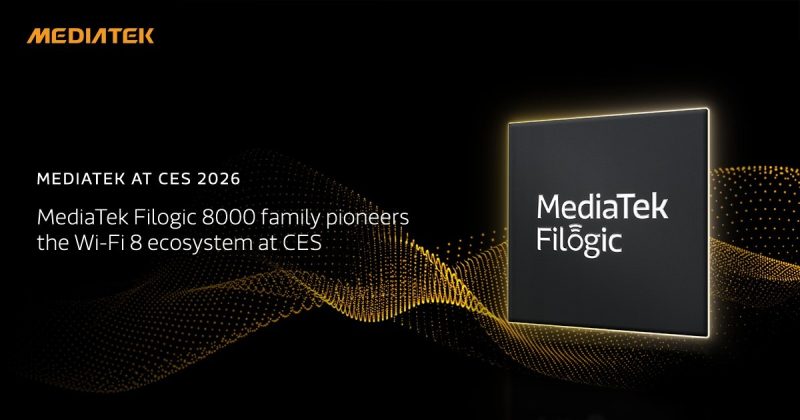 La familia MediaTek Filogic 8000 lidera el ecosistema Wi-Fi 8 en CES 2026