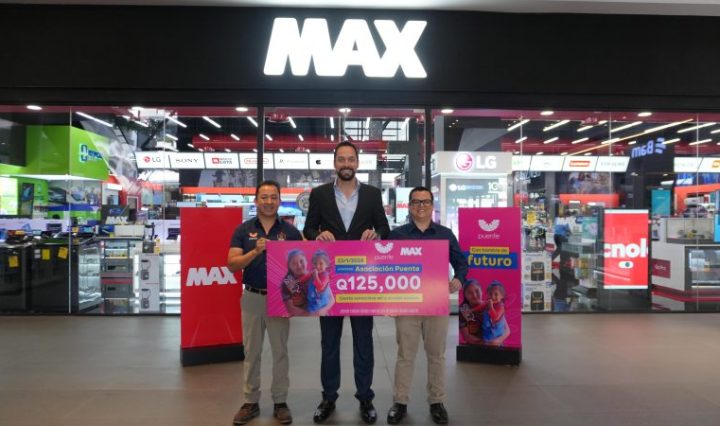 MAX RECAUDA Q125 MIL PARA BENEFICIAR A MÁS DE 5 MIL PERSONAS JUNTO A FUNDACIÓN PUENTE