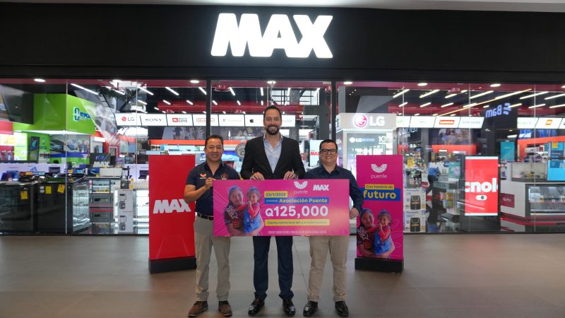 MAX RECAUDA Q125 MIL PARA BENEFICIAR A MÁS DE 5 MIL PERSONAS JUNTO A FUNDACIÓN PUENTE