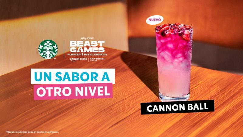 Starbucks y MrBeast se unen para presentar la bebida Cannon Ball a fans en Guatemala