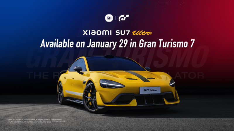 Xiaomi SU7 Ultra llega a la pista virtual en Gran Turismo 7