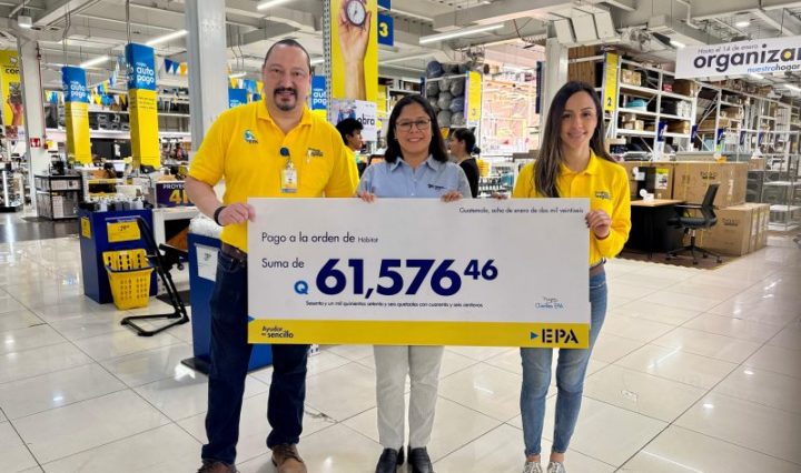 Hábitat para la Humanidad Guatemala recibe Q61,500 para becas