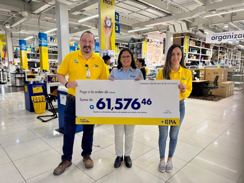 Hábitat para la Humanidad Guatemala recibe Q61,500 para becas