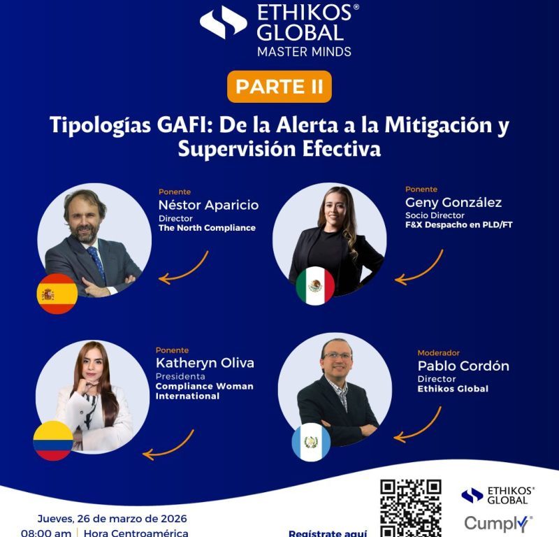 ETHIKOS GLOBAL ALERTA SOBRE LA EVOLUCION DEL LAVADO DE DINERO