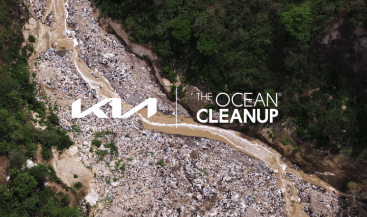 Kia impulsa la limpieza de ríos en Guatemala junto a The Ocean Cleanup