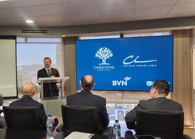 Calidad Inmobiliaria impulsa la inversión con la incorporación de Oakstone Capital a la Bolsa de Valores Nacional