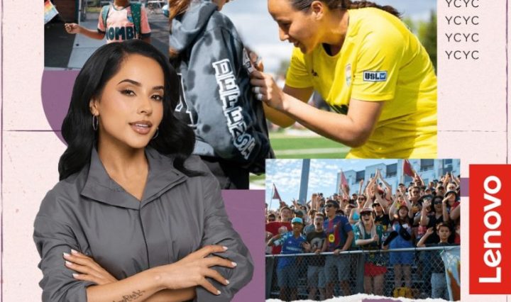 Lenovo y Becky G se unen para potenciar la creatividad en clubes de fútbol comunitarios con la iniciativa “Your Club Your Canvas”