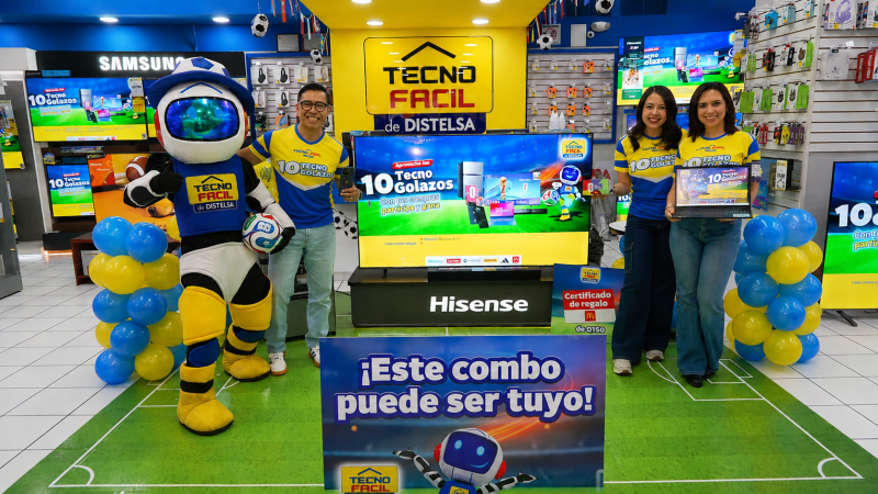 TECNO FÁCIL DE DISTELSA PREMIA LA PASIÓN POR EL FÚTBOL CON 10 TECNO GOLAZOS