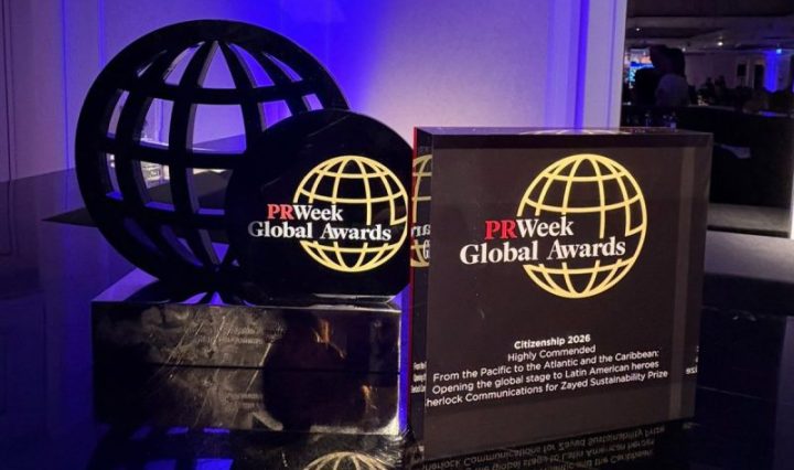 Sherlock Communications es reconocida como la Mejor Agencia de Latinoamérica en los PRWeek Global Awards 2026