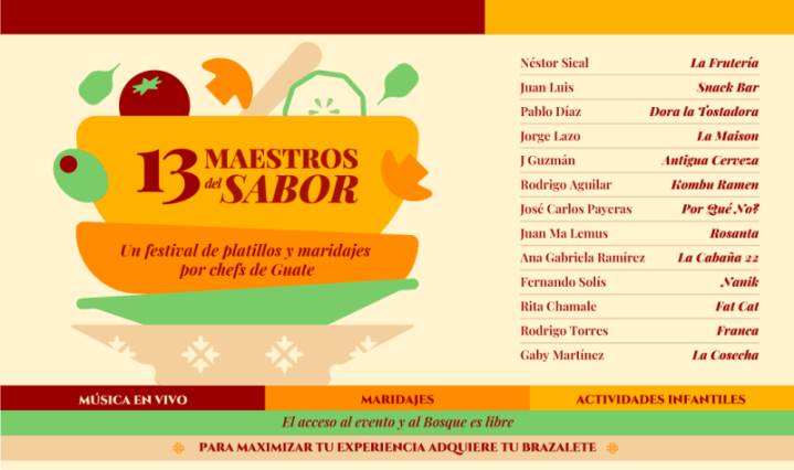 GUATE A LA PANZA REGRESA A ANTIGUA GUATEMALA CON 13 MAESTROS DEL SABOR Y UNA EXPERIENCIA GASTRONÓMICA SIN PRECEDENTES