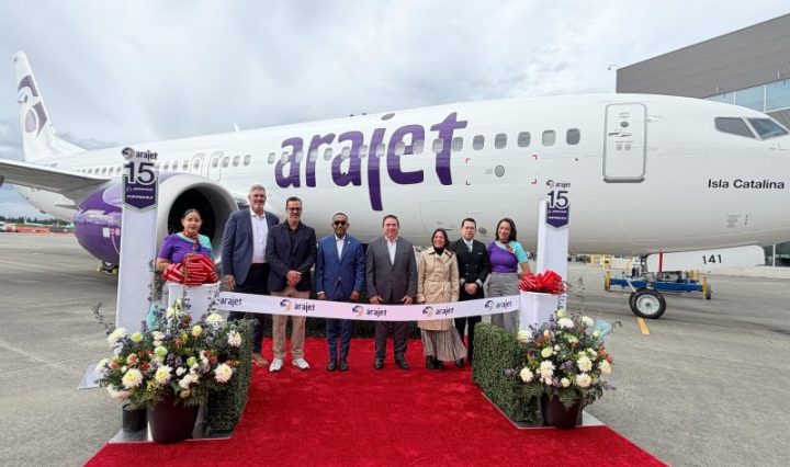 Arajet recibe de Boeing aeronave número 15 en Seattle bautizada “Isla Catalina”
