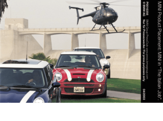 Los MINI estrellas de cine en “The Italian Job” del 2003