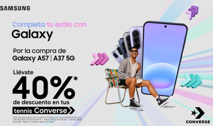Más estilo con Samsung y Converse con la nueva Serie Galaxy A