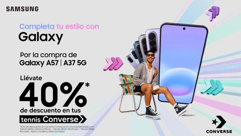 Más estilo con Samsung y Converse con la nueva Serie Galaxy A